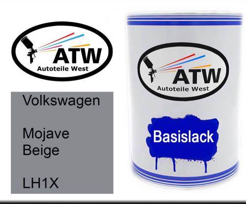 Volkswagen, Mojave Beige, LH1X: 500ml Lackdose, von ATW Autoteile West.